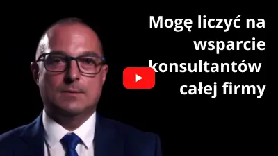 Mogę liczyć na wsparcie konsultantów całej firmy